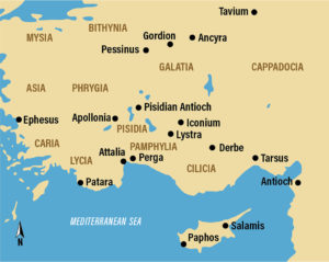 Galatia map